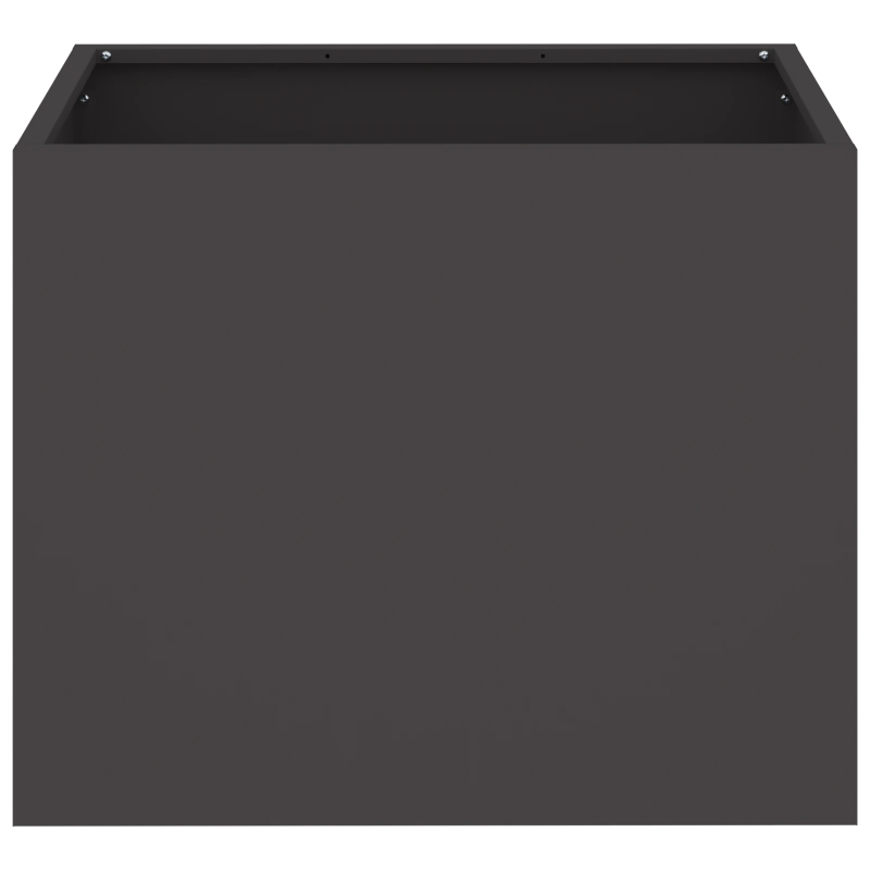 vidaXL Dārza stādītājs Melna 50 x 32 x 40 cm Auksti velmēta tērauds