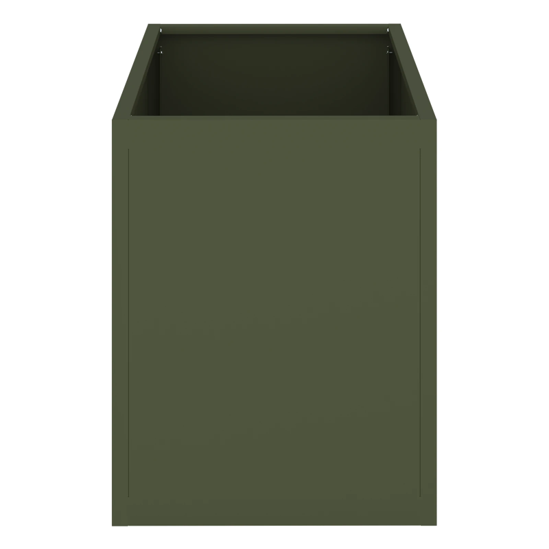 vidaXL Dārza stādītājs Olīvu zaļa 50 x 32 x 40 cm