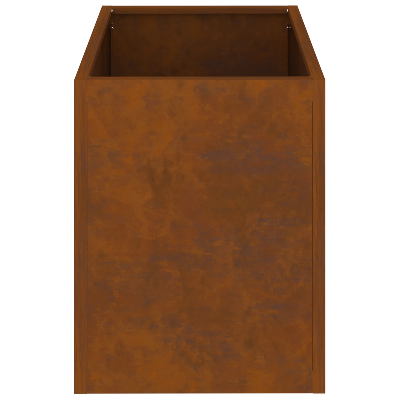 vidaXL Dārza stādītājs Novecināts tērauds 50 x 32 x 40 cm