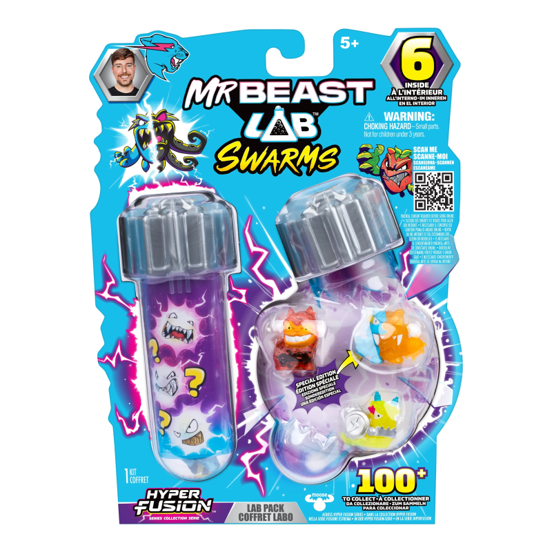 MRBEAST LAB Figūriņas mēģenē Swarms, 6 gab.