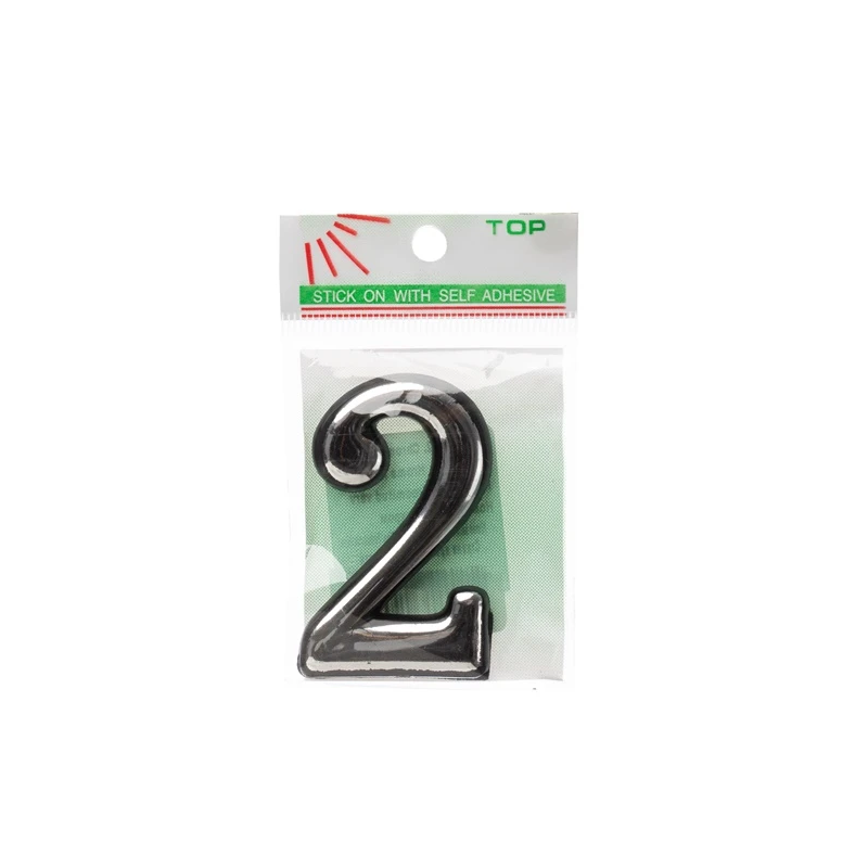 Numurs "2" CR 2. hroma krāsā. 5 cm