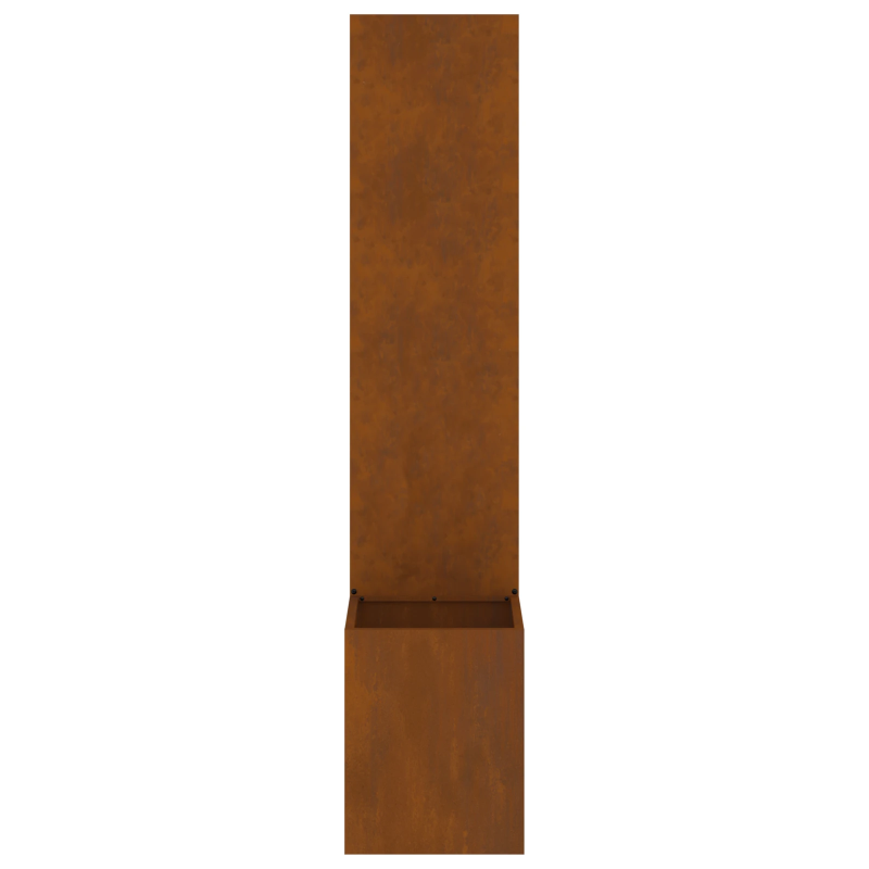 vidaXL Dārza privātuma ekrāns Rūsa 32 x 140 cm Novecināts tērauds