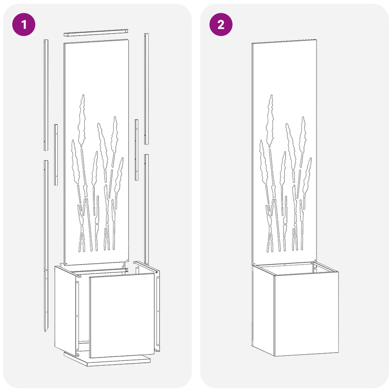 vidaXL Dārza privātuma ekrāns Izriezts raksts Olīvu zaļa 32 x 140 cm