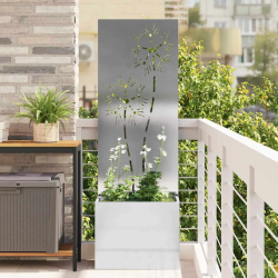 vidaXL Dārza privātuma ekrāns Sudrabs 50 x 140 cm Nerūsējošs tērauds