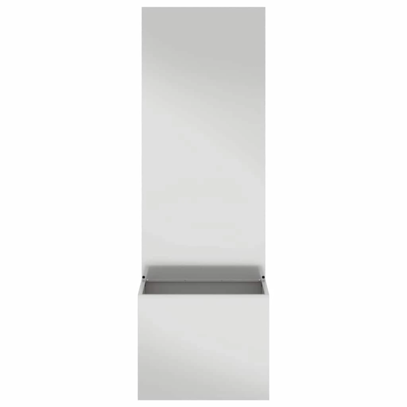 vidaXL Dārza privātuma ekrāns Sudraba 50 x 140 cm Cinkots tērauds