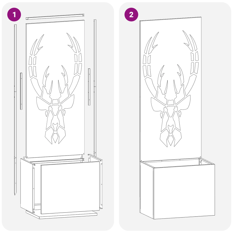 vidaXL Dārza privātuma ekrāns Melna 50 x 140 cm Auksti velmēta tērauds