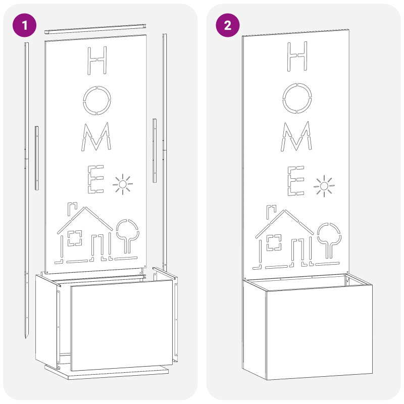 vidaXL Dārza privātuma ekrāns Izriezts raksts Olīvu zaļa 50 x 140 cm