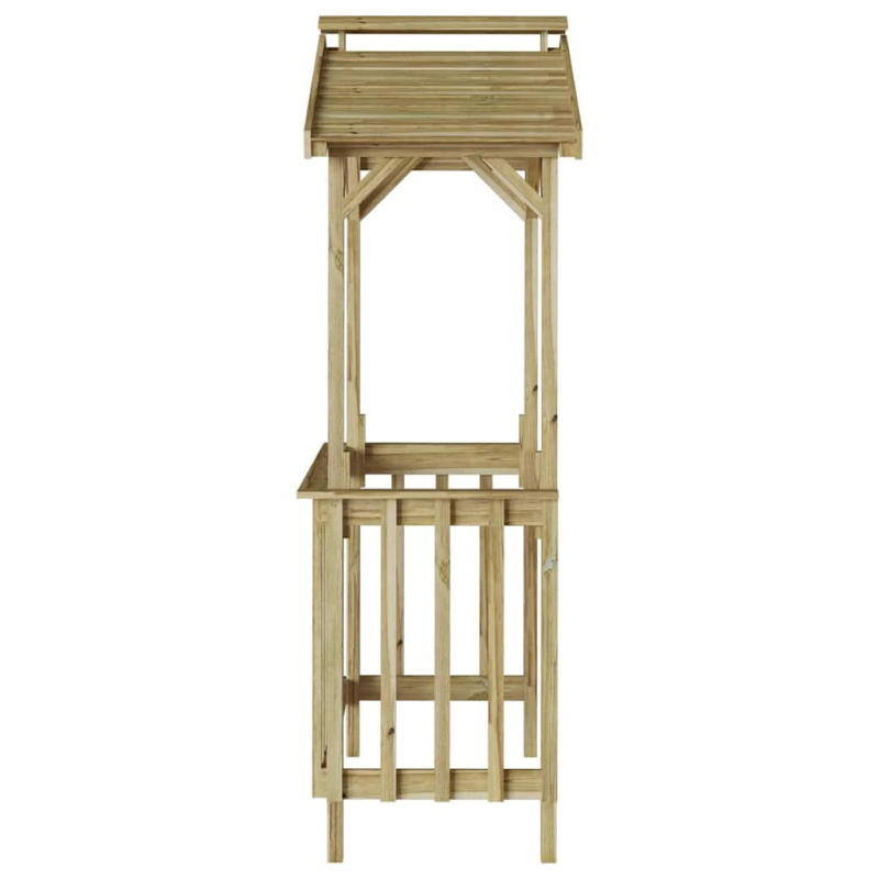 vidaXL BBQ nojume Impregnēts priedes koks