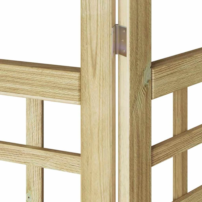 vidaXL Privātuma ekrāns Medus brūns 200 x 180 cm Cieta priede