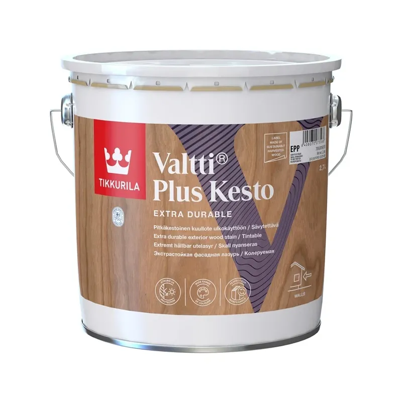 Medienos impregnantas Tikkurila Valtti Plus Kesto EPP, 2.7 l