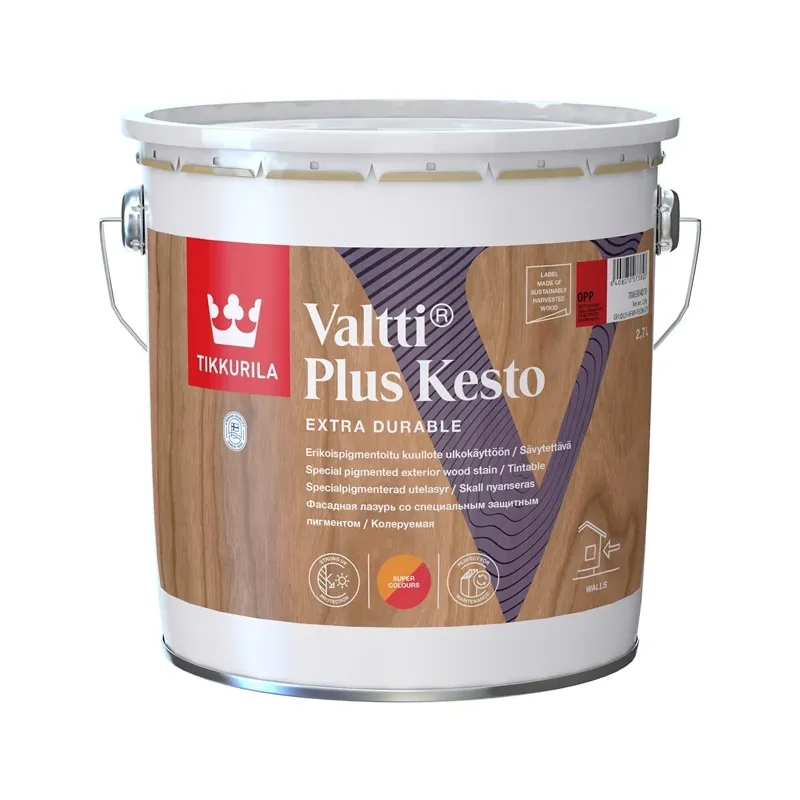 Medienos impregnantas Tikkurila Valtti Plus Kesto OPP, 2.7 l