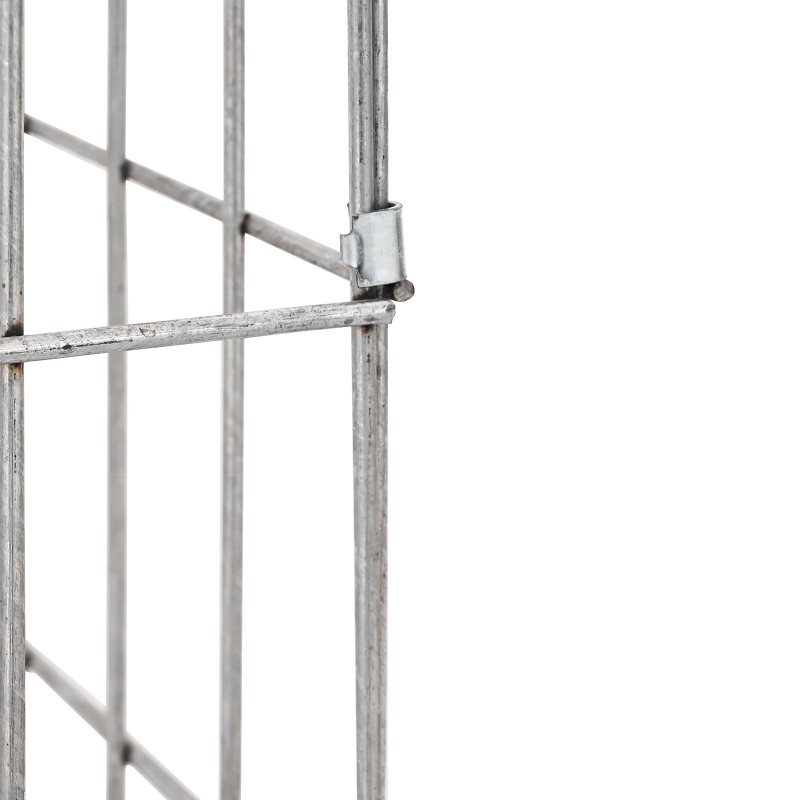 vidaXL Gabiona jaucējkrāns Sudraba 26 x 25 x 50 cm Nerūsējošs tērauds