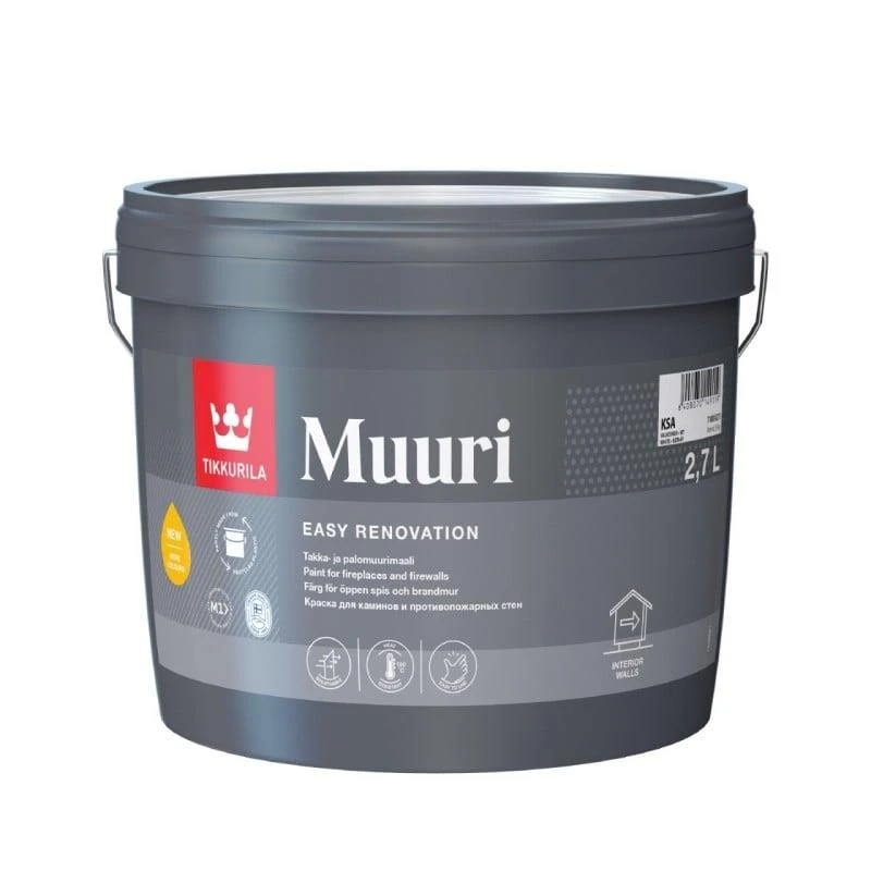 Krāsa muuri kamīniem-krāsns mūrīši 2.7l