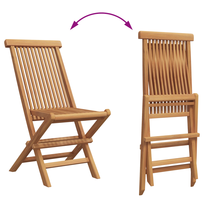 vidaXL Dārza ēdamgalds 3 pcs Brūna Cietā akācijas koks