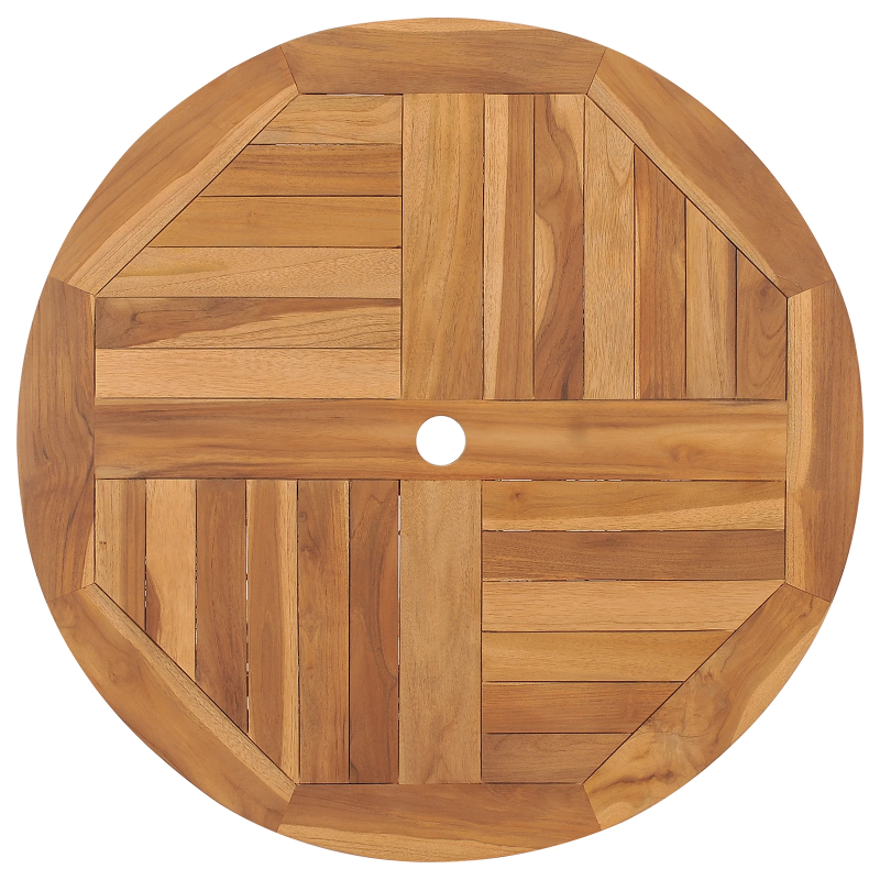 vidaXL Dārza ēdamgalds 3 pcs Brūna Cietā akācijas koks