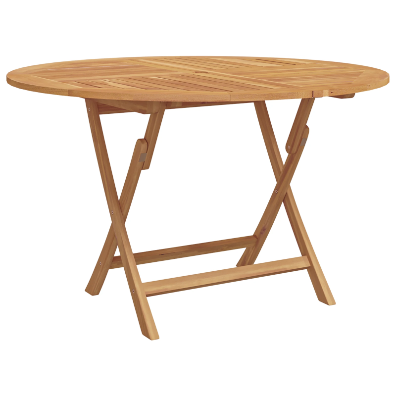 vidaXL Dārza ēdamgalds 5 pcs Brūna Ciets tekša koks