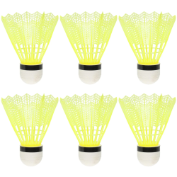 Badmintona volāni 6gb, plastmasas