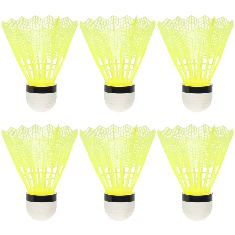 Badmintona volāni 6gb, plastmasas