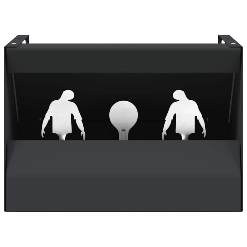 vidaXL Lodiņu slazds Melna 29 x 22 x 20 cm Tērauds