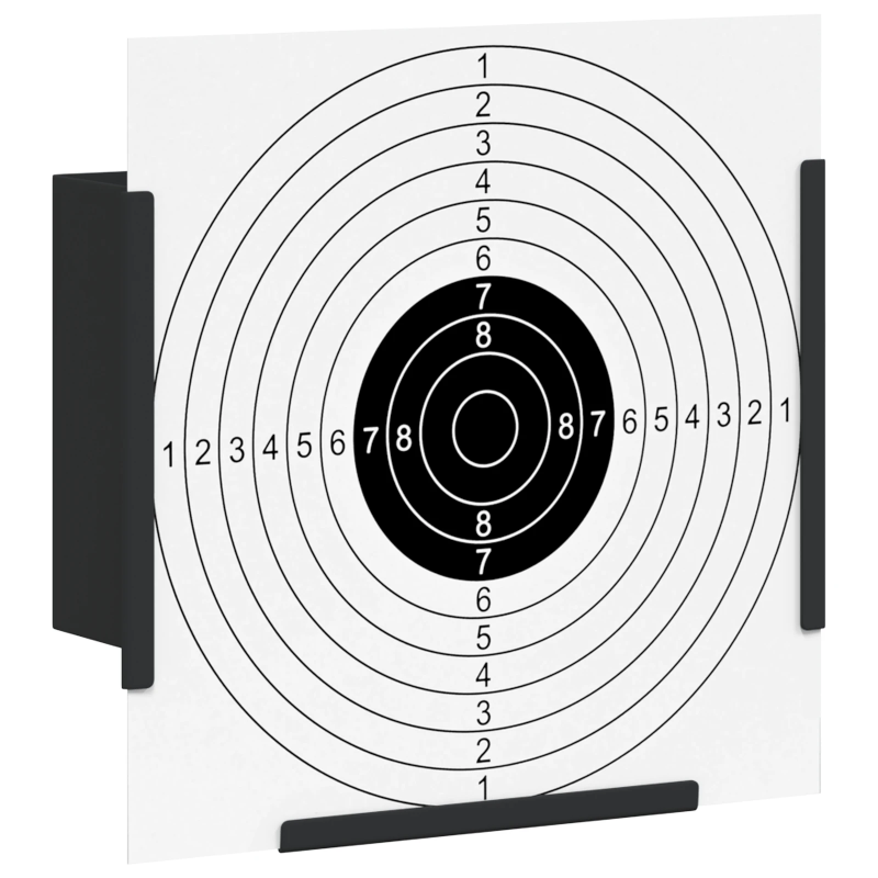 vidaXL Ložu uztvērējs Melna 17.5 x 17.5 x 17 cm Tērauds