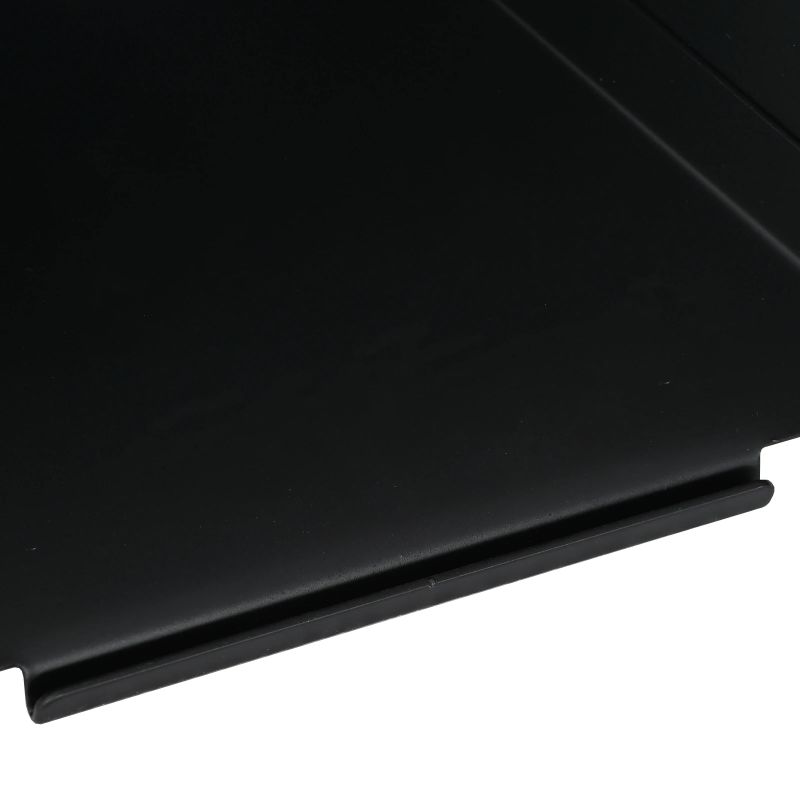 vidaXL Ložu uztvērējs Melna 17.5 x 17.5 x 17 cm Tērauds