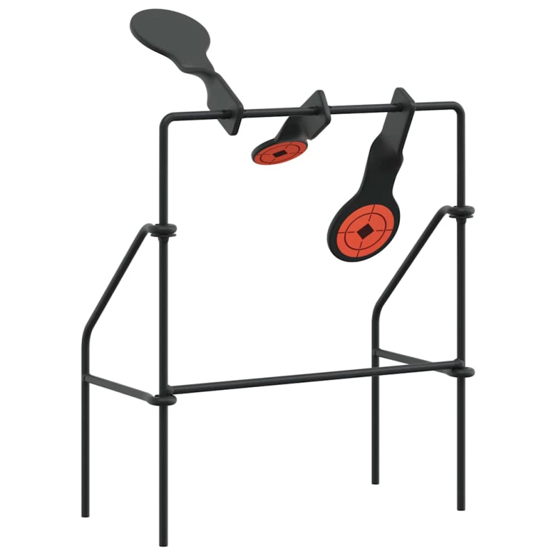 vidaXL Atjaunojamais mērķis Melna 26 x 13 x 31 cm Tērauds