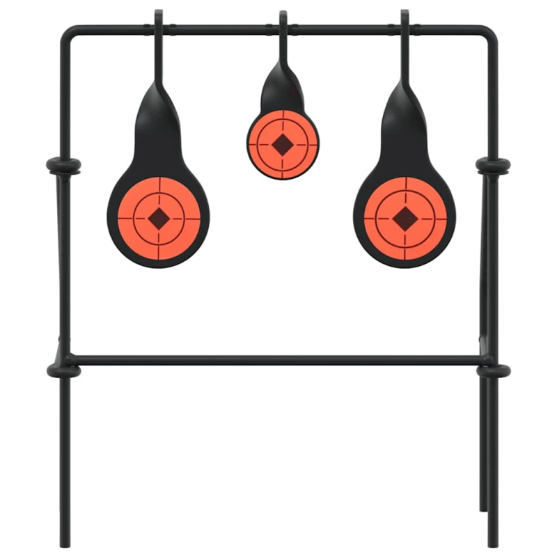 vidaXL Atjaunojamais mērķis Melna 26 x 13 x 31 cm Tērauds