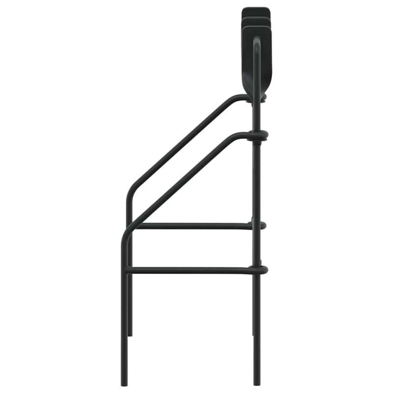 vidaXL Atjaunojamais mērķis Melna 26 x 13 x 31 cm Tērauds