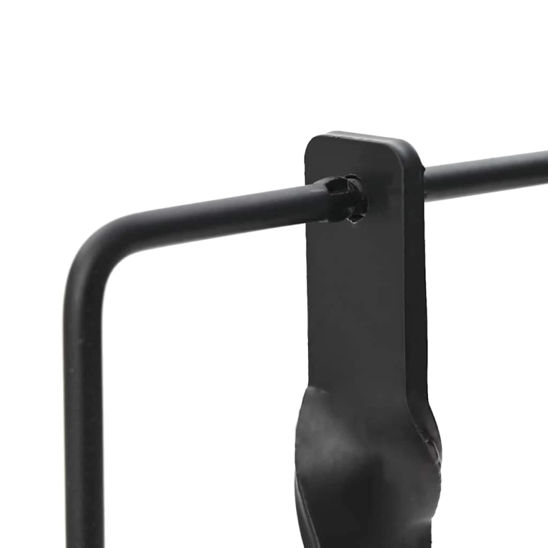 vidaXL Atjaunojamais mērķis Melna 26 x 13 x 31 cm Tērauds