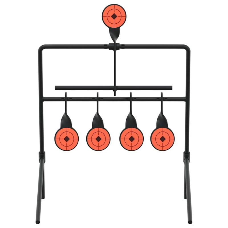 vidaXL Atjaunojamais mērķis Melna 40 x 34 x 53 cm Tērauds