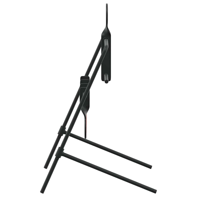 vidaXL Atjaunojamais mērķis Melna 40 x 34 x 53 cm Tērauds