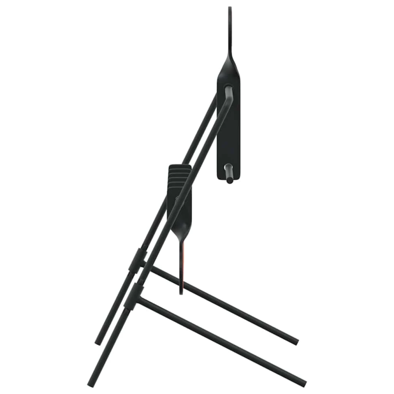 vidaXL Atjaunojamais mērķis Melna 38 x 20 x 33.5 cm Tērauds