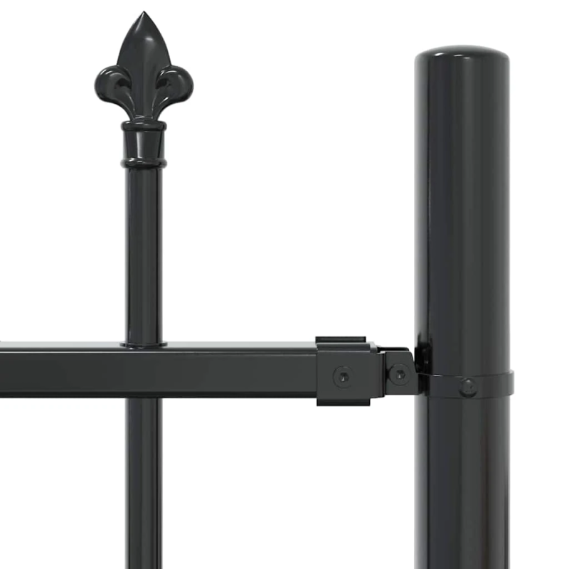 vidaXL Dārza žogs Pelēka 240 x 165 cm Pulverkrāsots tērauds