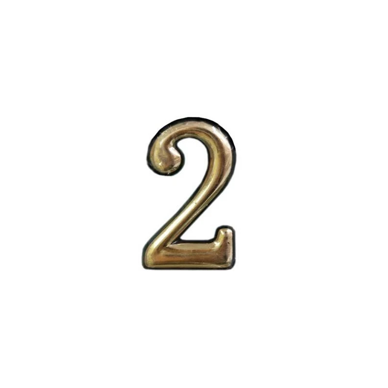 Numurs dzīvokļa 2 plastmasas, misiņa kr.