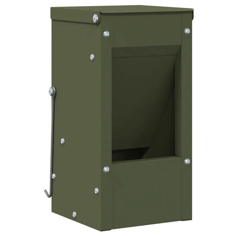 vidaXL Trušu barotājs Olīvu zaļš 12,5 x 12,5 x 25 cm