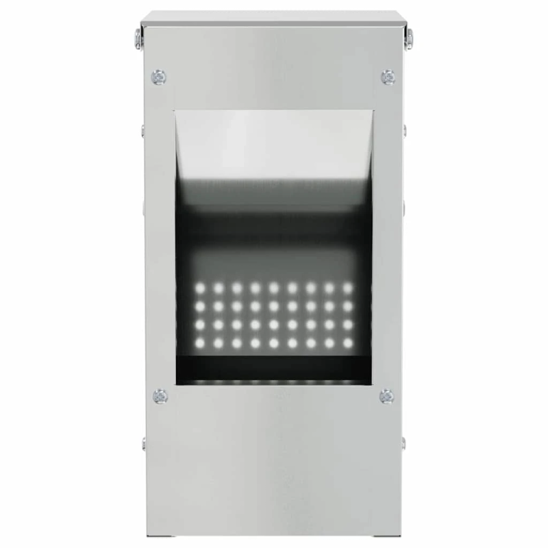 vidaXL Trušu barotājs Sudraba 12,5 x 12,5 x 25 cm Cinkots tērauds