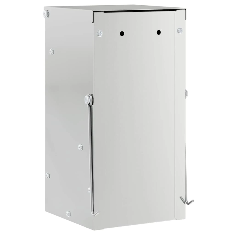 vidaXL Trušu barotājs Sudraba 12,5 x 12,5 x 25 cm Cinkots tērauds