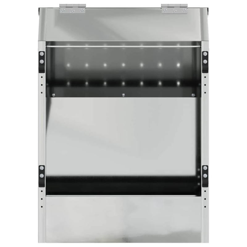 vidaXL Trušu barotājs Sudraba 64.5 x 25.5 x 45.5 cm Cinkots tērauds