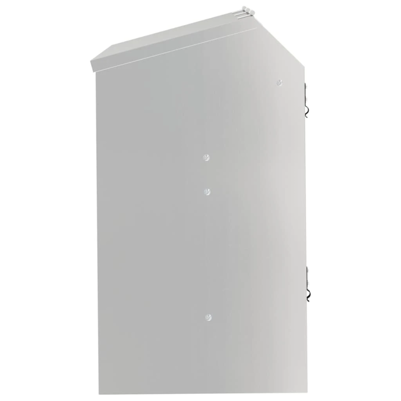 vidaXL Trušu barotājs Sudraba 64.5 x 25.5 x 45.5 cm Cinkots tērauds