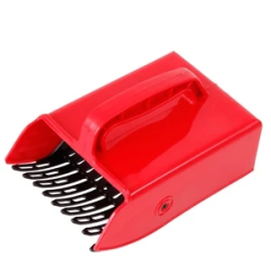 Savācējs ogu plastmasas 13.8cm sarkans