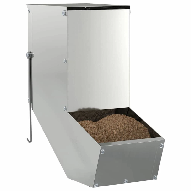 vidaXL Trušu barotājs Sudraba 12,5 x 26 x 28,5 cm Cinkots tērauds