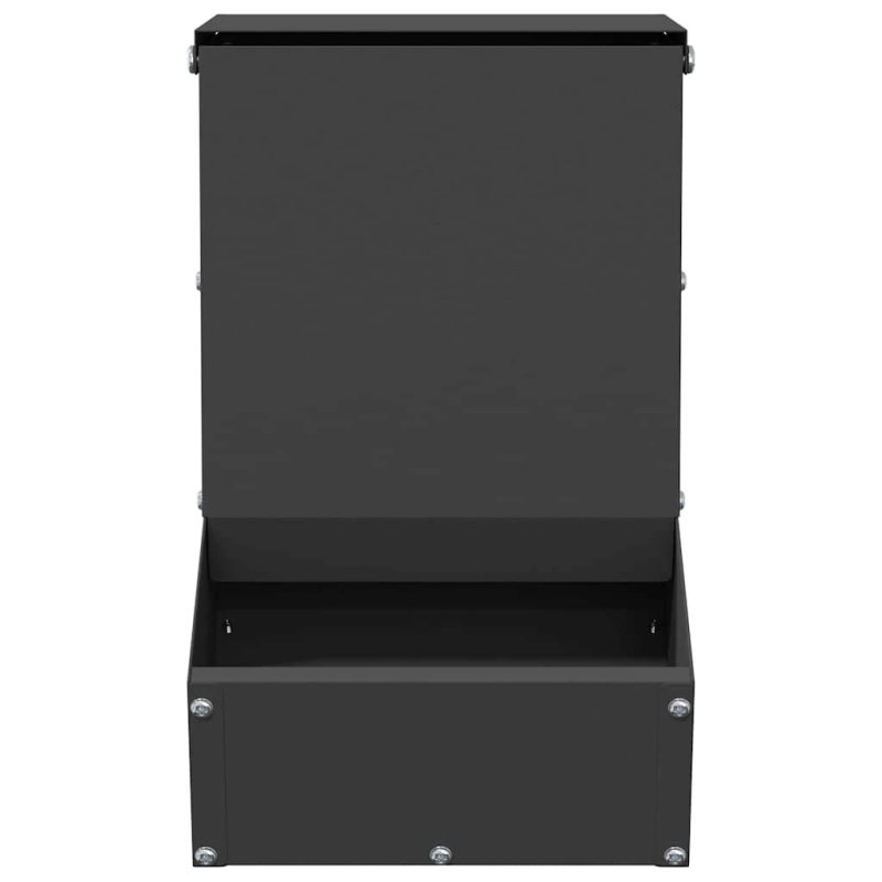 vidaXL Trušu barotājs Melna 17,5 x 26 x 28,5 cm Auksti velmēts tērauds