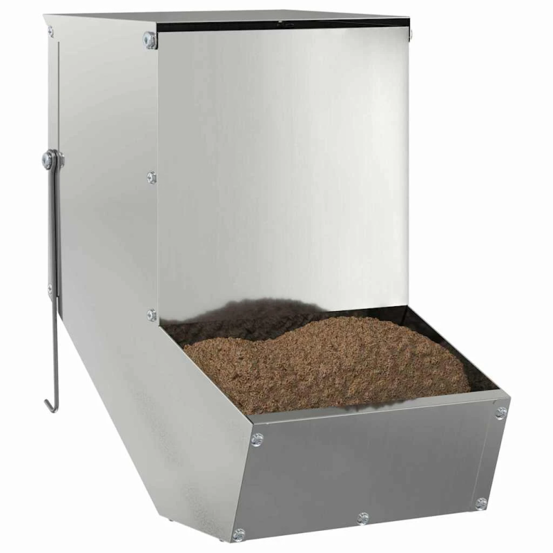 vidaXL Trušu barotājs Sudraba 17,5 x 26 x 28,5 cm Cinkots tērauds