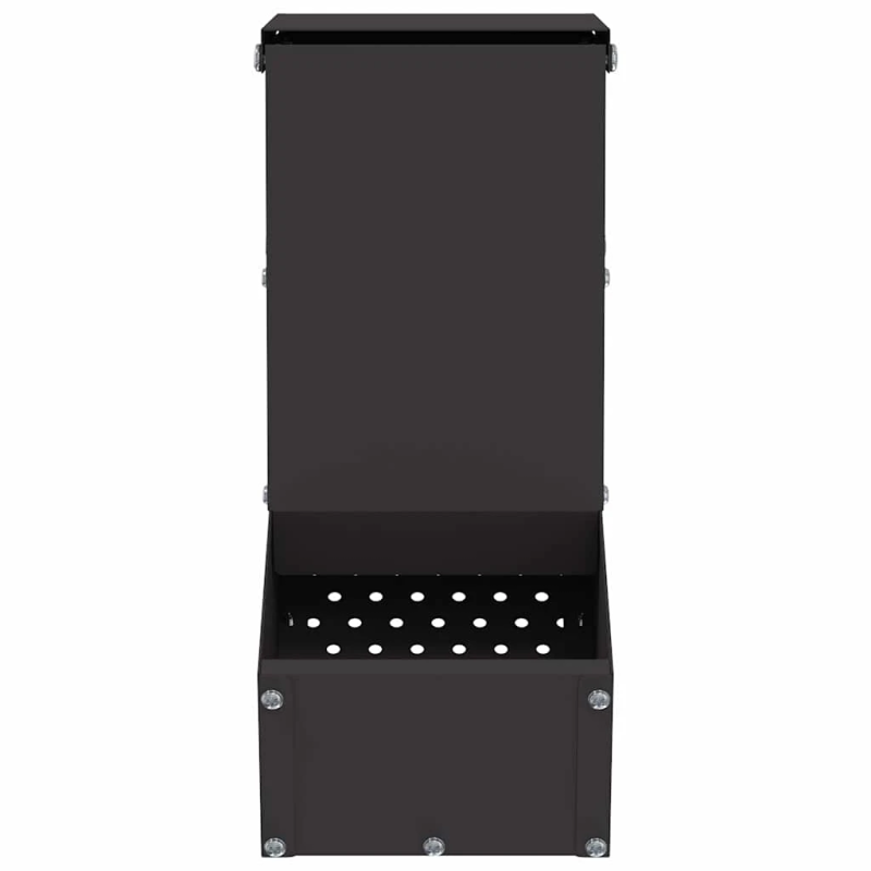 vidaXL Trušu barotājs Melna 12,5 x 26 x 28,5 cm Auksti velmēts tērauds