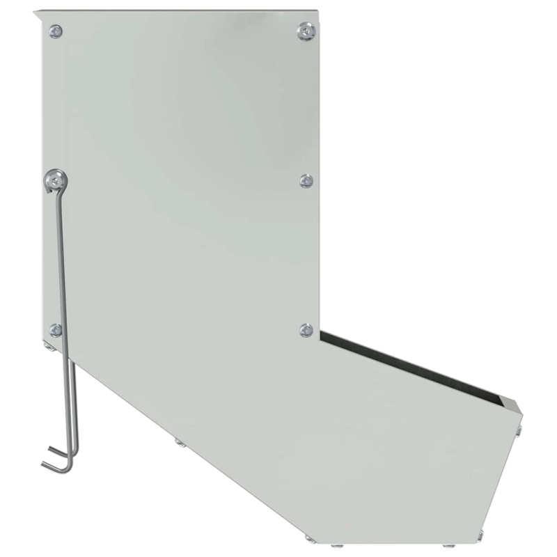 vidaXL Trušu barotājs Sudraba 12,5 x 26 x 28,5 cm Cinkots tērauds