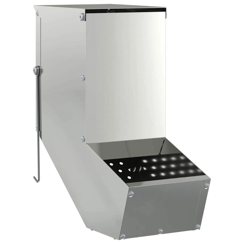 vidaXL Trušu barotājs Sudraba 12,5 x 26 x 28,5 cm Cinkots tērauds