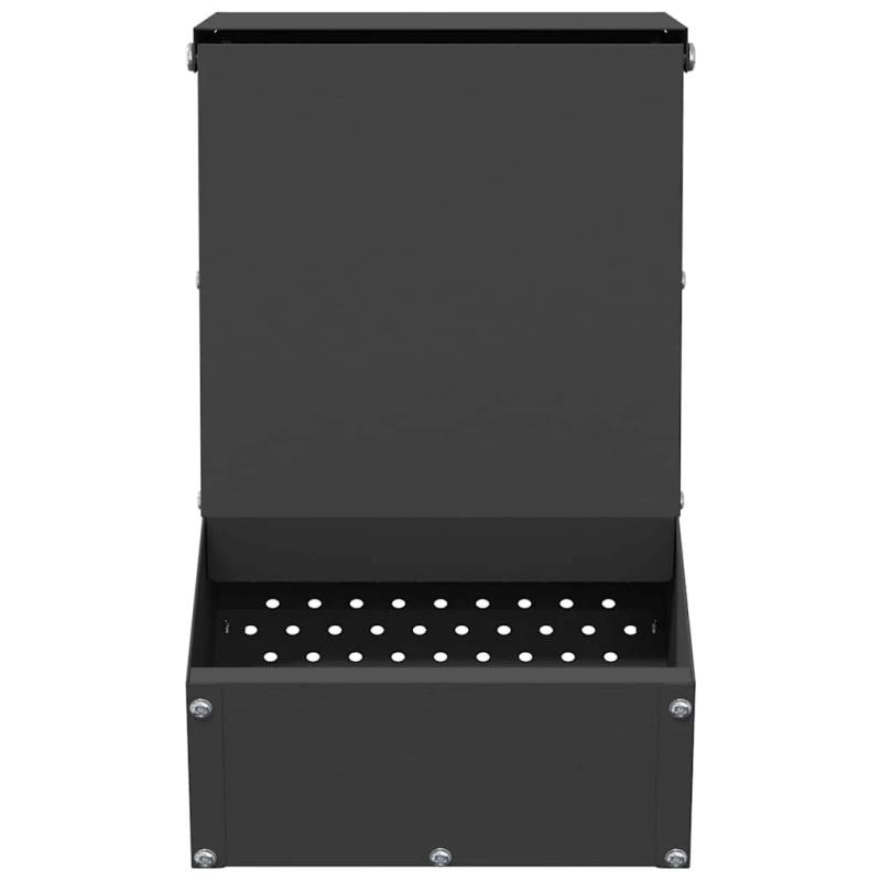 vidaXL Trušu barotājs Melna 17,5 x 26 x 28,5 cm Auksti velmēts tērauds