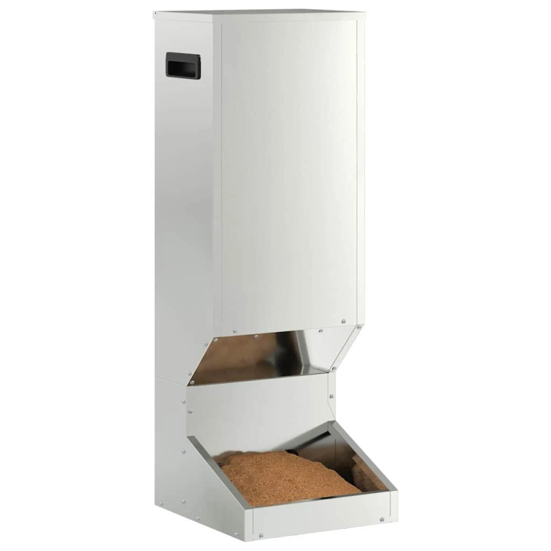 vidaXL Briedžu barotava Sudraba 28 x 30 x 80 cm Cinkots tērauds