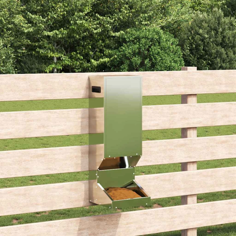 vidaXL Briedžu barotava Sudraba 28 x 30 x 80 cm Cinkots tērauds