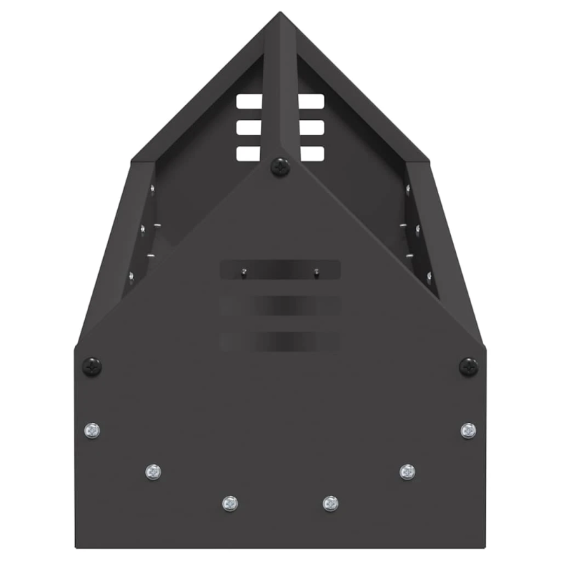 vidaXL Vistas barošanas grozs Melna 108 x 20,5 x 20 cm